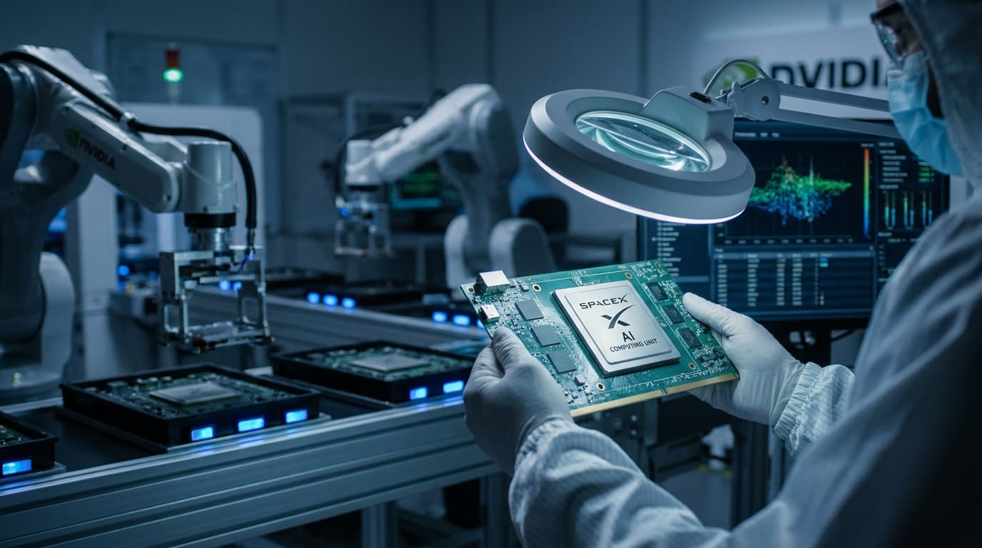 SpaceX Plans Billions in In-House GPUs for $1.75T IPO, Challenges Nvidia Supply