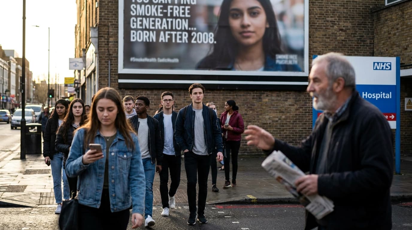 UK Targets Smoke-Free Generation with Post-2008 Sales Ban, NHS Billions in Projected Savings