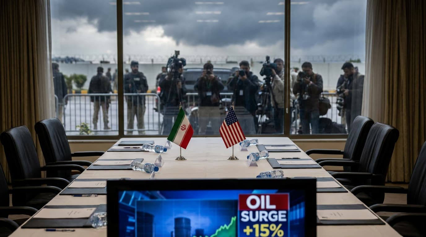 US-Iran Talks Collapse April 26 Drives 15% Oil Surge in 48 Hours
