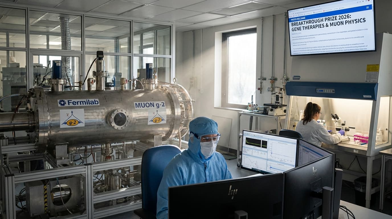 Breakthrough Prizes 2026: $18M Rewards US-Led Gene Therapies and Muon Precision Physics