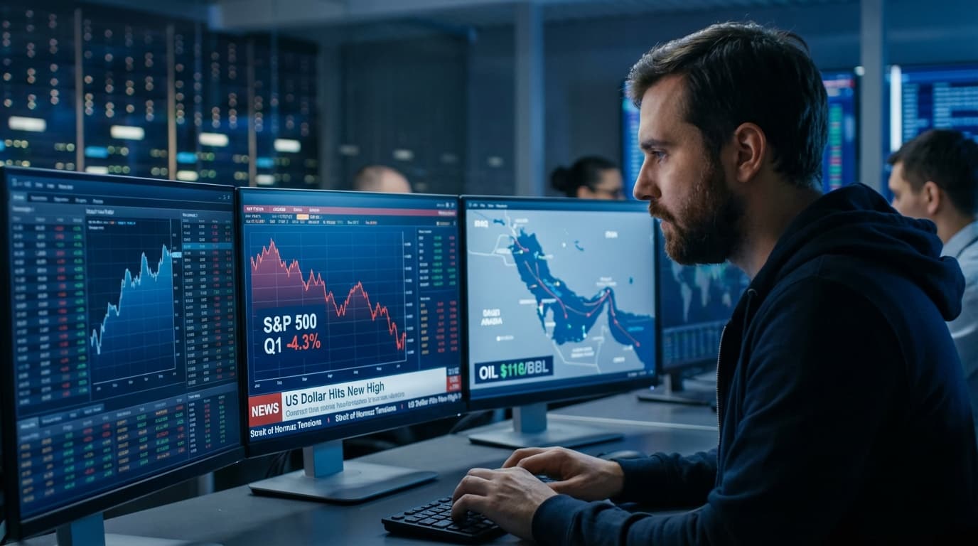 S&P 500 Drops 4.3% in Q1 2026 Amid Iran-US Conflict Resilience, Oil Hits $116/Barrel