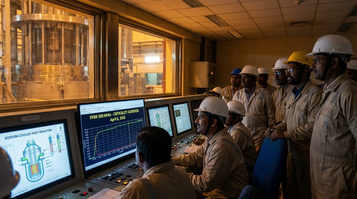 India PFBR 500 MWe Hits Criticality April 6, Thorium Path to Double Energy Demand by 2040