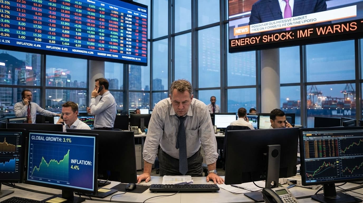 IMF Cuts Global Growth to 3.1% in 2026, Inflation to 4.4% on Middle East Energy Shock