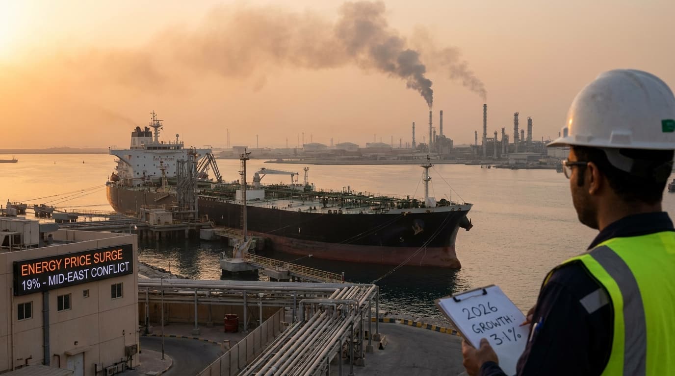 IMF Cuts Global Growth to 3.1% for 2026, Inflation to 4.4% on Middle East Energy Shock