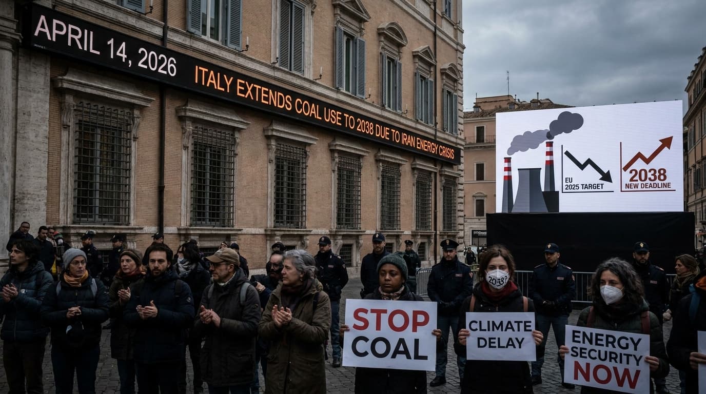 Italy Delays Coal Phaseout to 2038 Amid Iran Crisis as Renewables Surge Globally