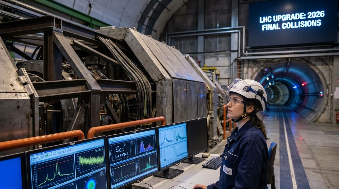 CERN Confirms Doubly Charmed Baryon March 17, LHC Upgrade Ends 2026 Collisions 10-Fold Boost