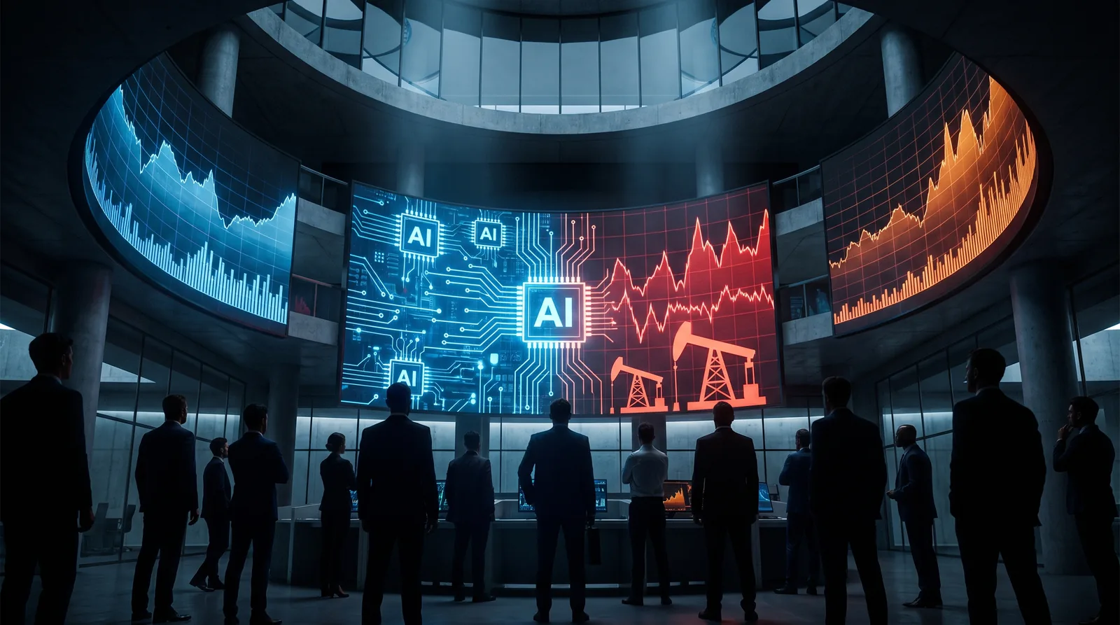 AI Booms, Oil Bites: The World Economy Splits in Two