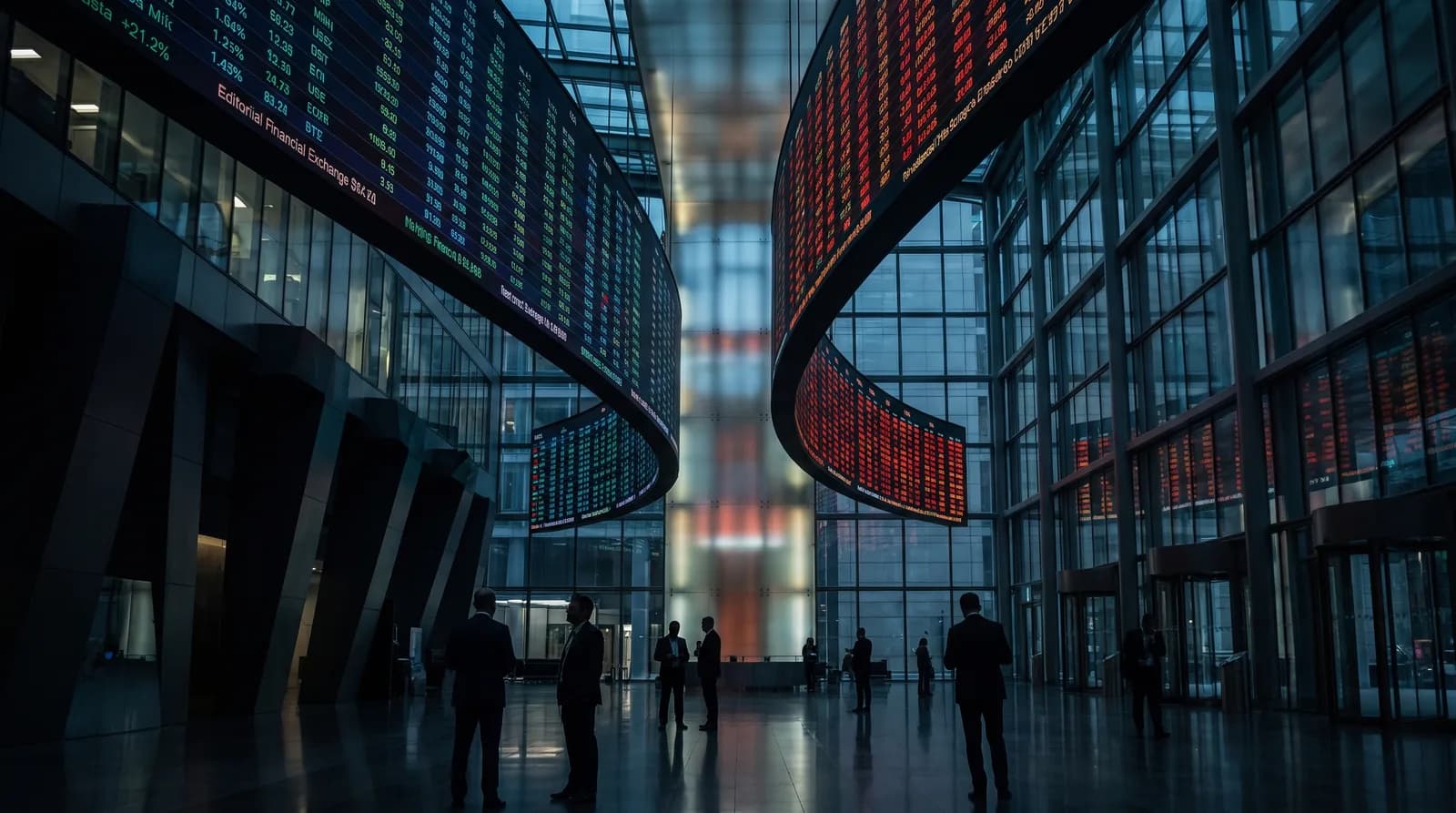 The market is calm only because it is split in two