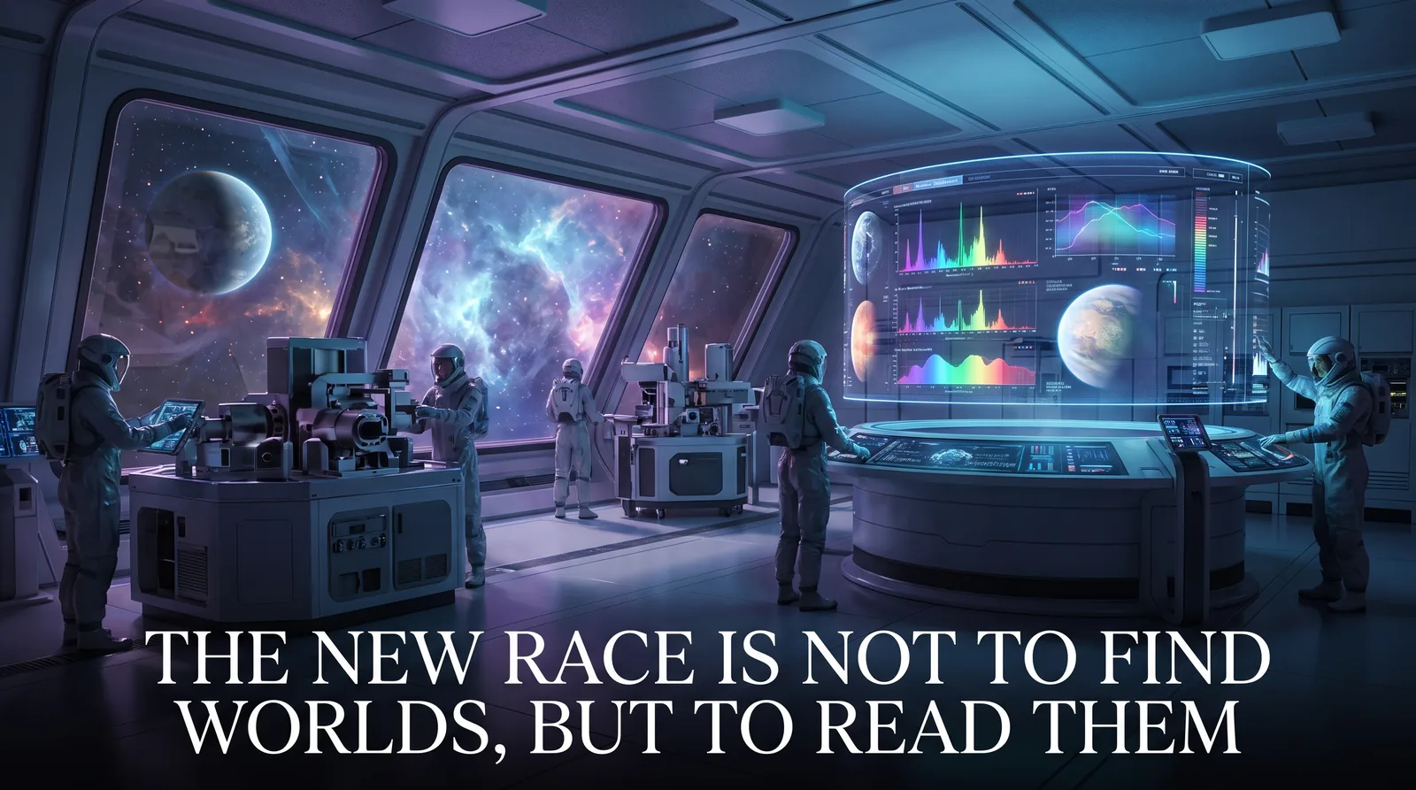 The New Race Is Not to Find Worlds, but to Read Them