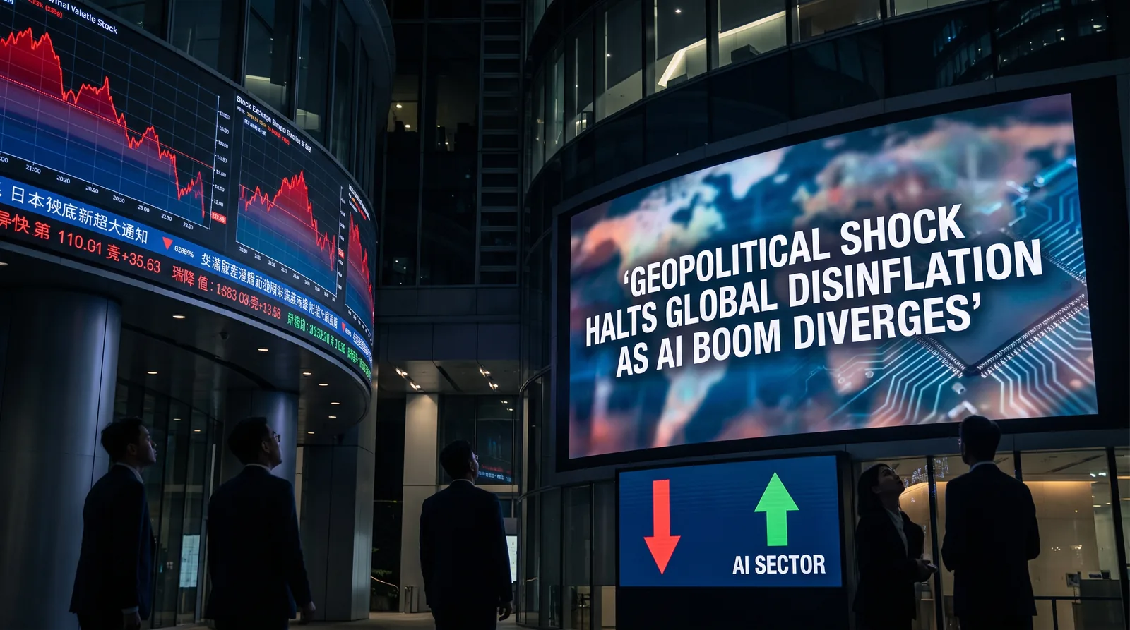 Geopolitical Shock Halts Global Disinflation as AI Boom Diverges