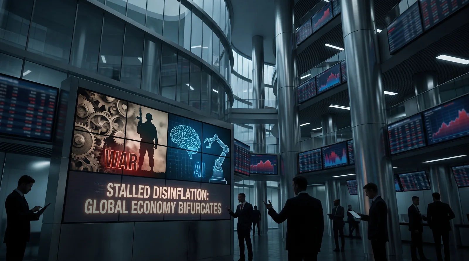 Stalled Disinflation: How War and AI Are Bifurcating the Global Economy
