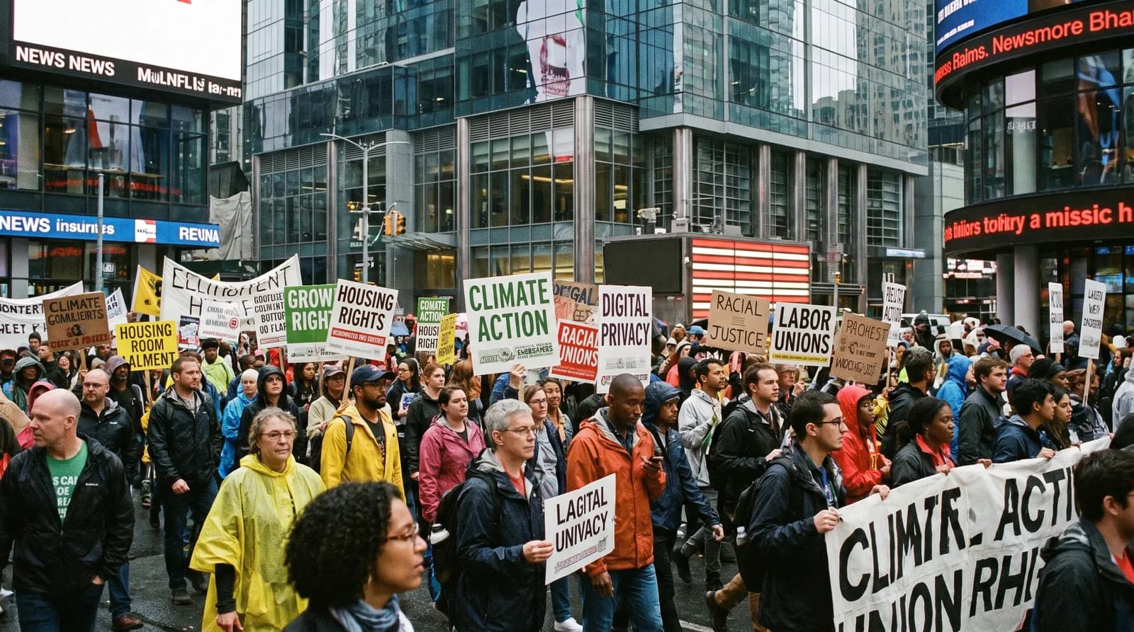 The New Protest Politics Is No Longer About One Issue