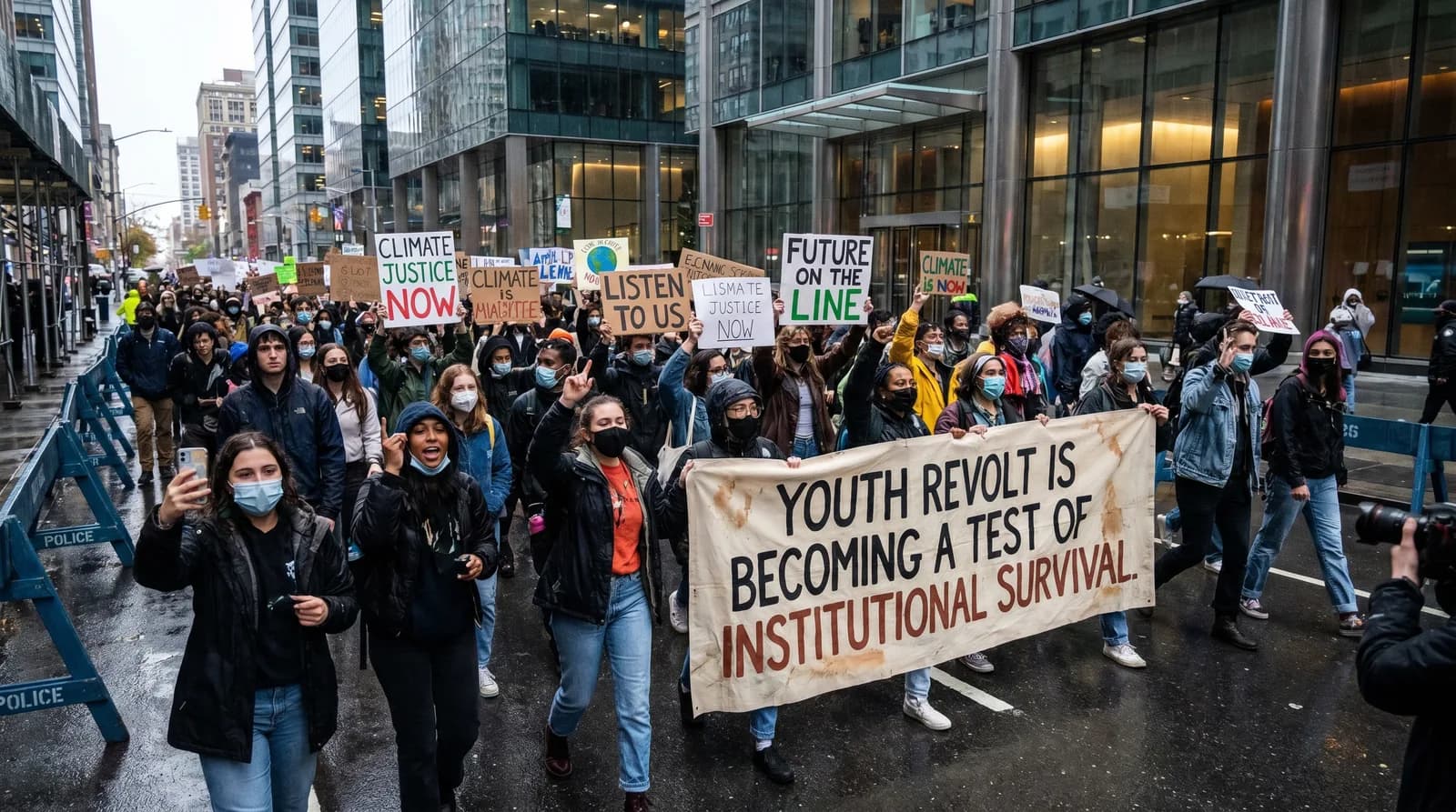 Youth Revolt Is Becoming a Test of Institutional Survival